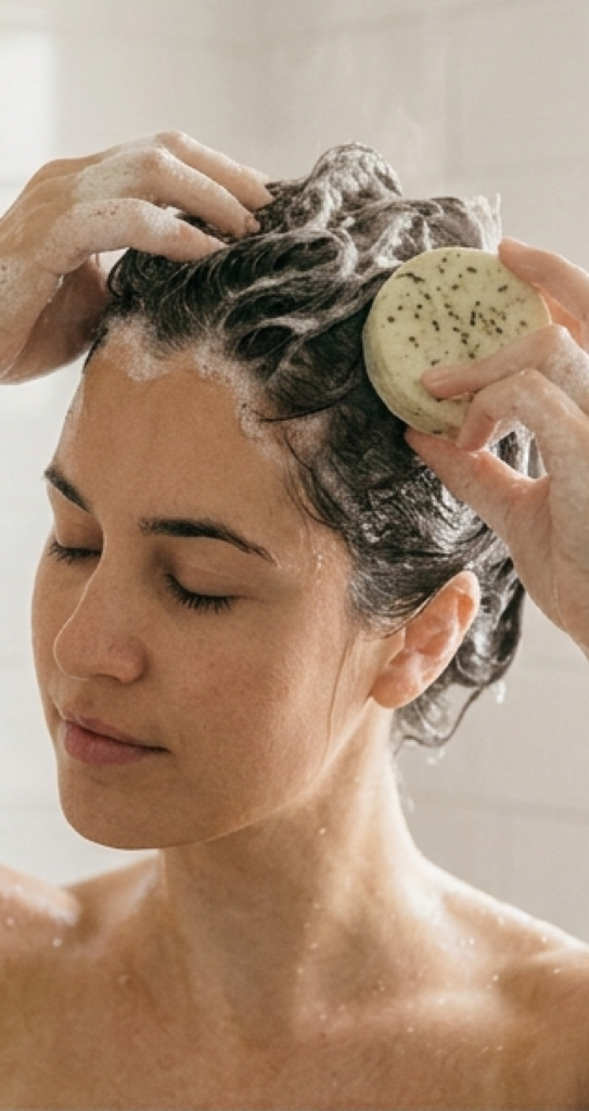 Cómo usar tu shampoo sólido